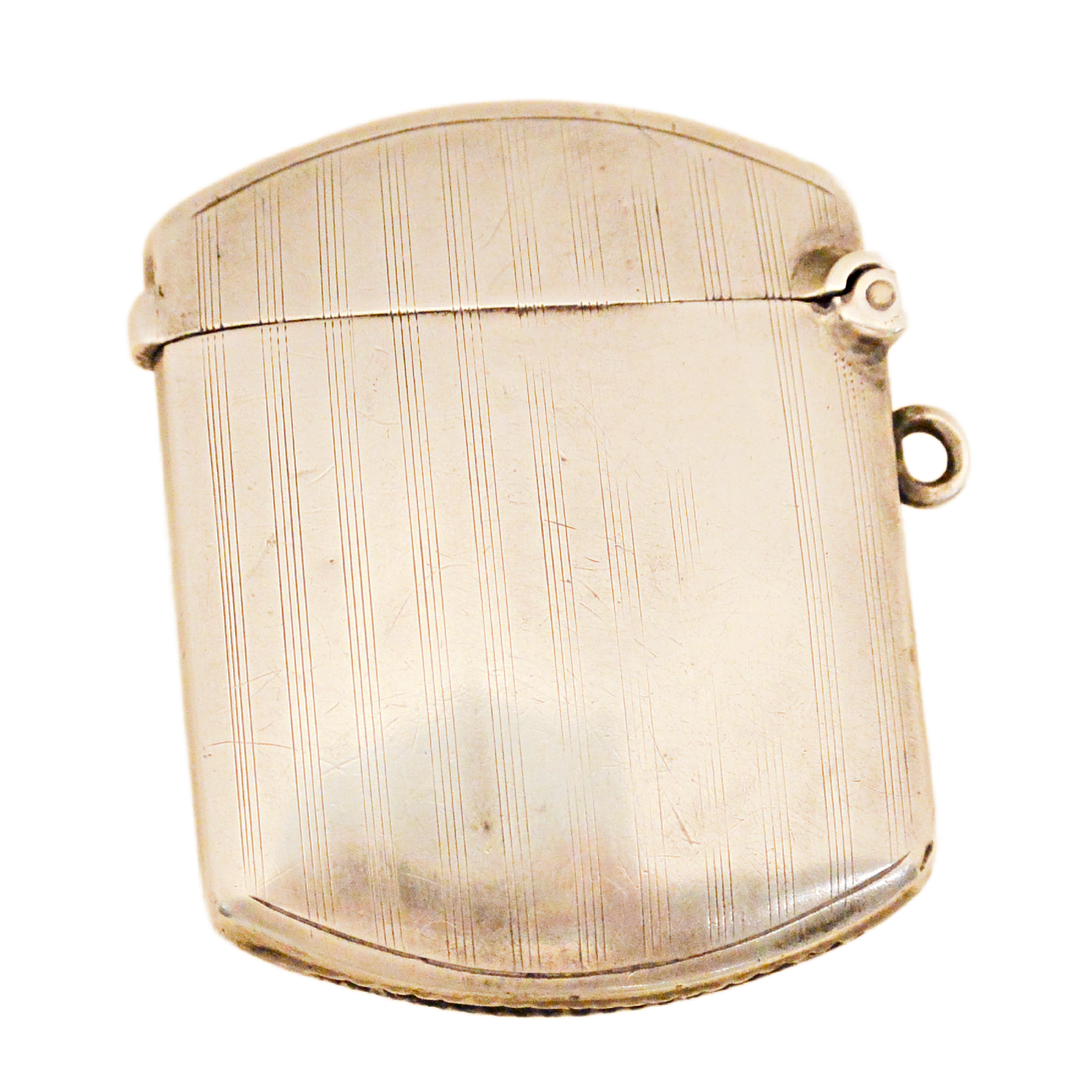 Antique 1919 Sterling Silver & Enamel Boxer Dog Vesta Case – Birmingham – Henry Williamson Ltd. - Image 5