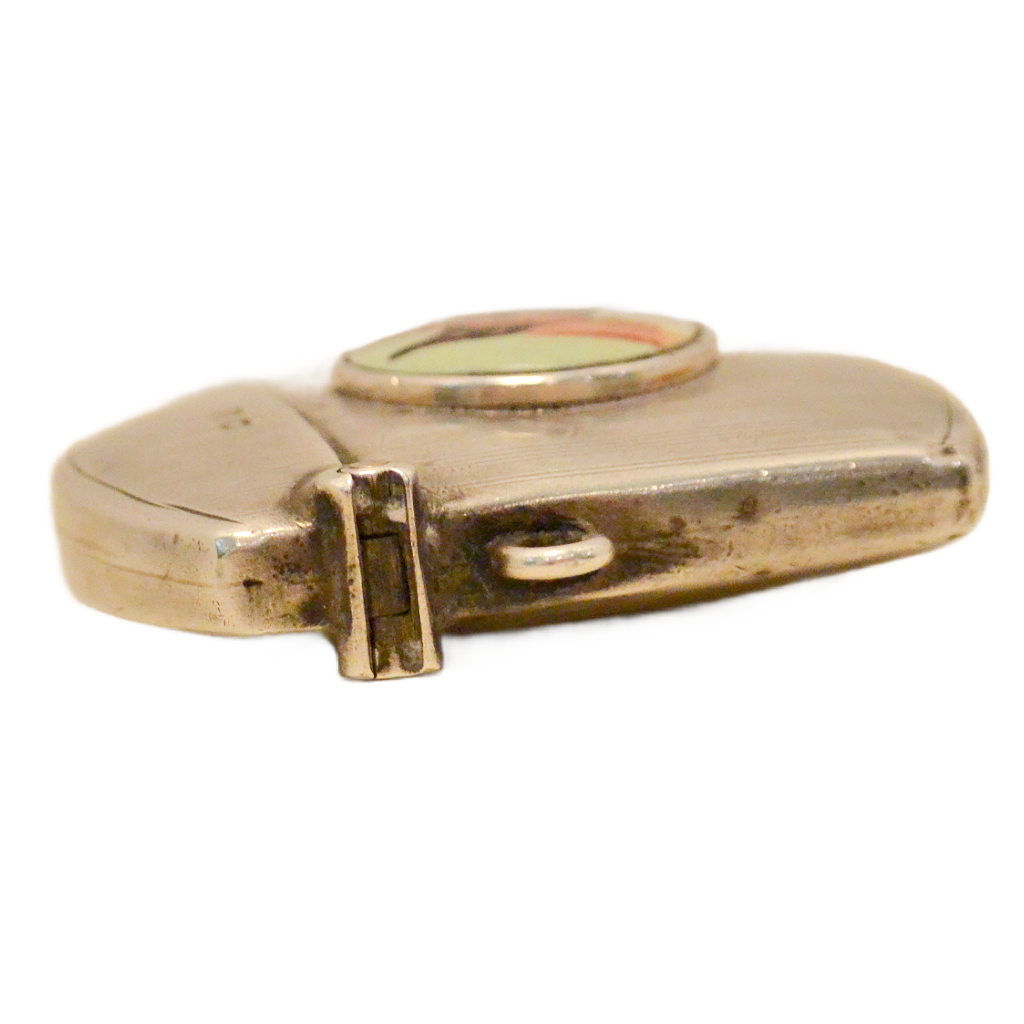 Antique 1919 Sterling Silver & Enamel Boxer Dog Vesta Case – Birmingham – Henry Williamson Ltd. - Image 9