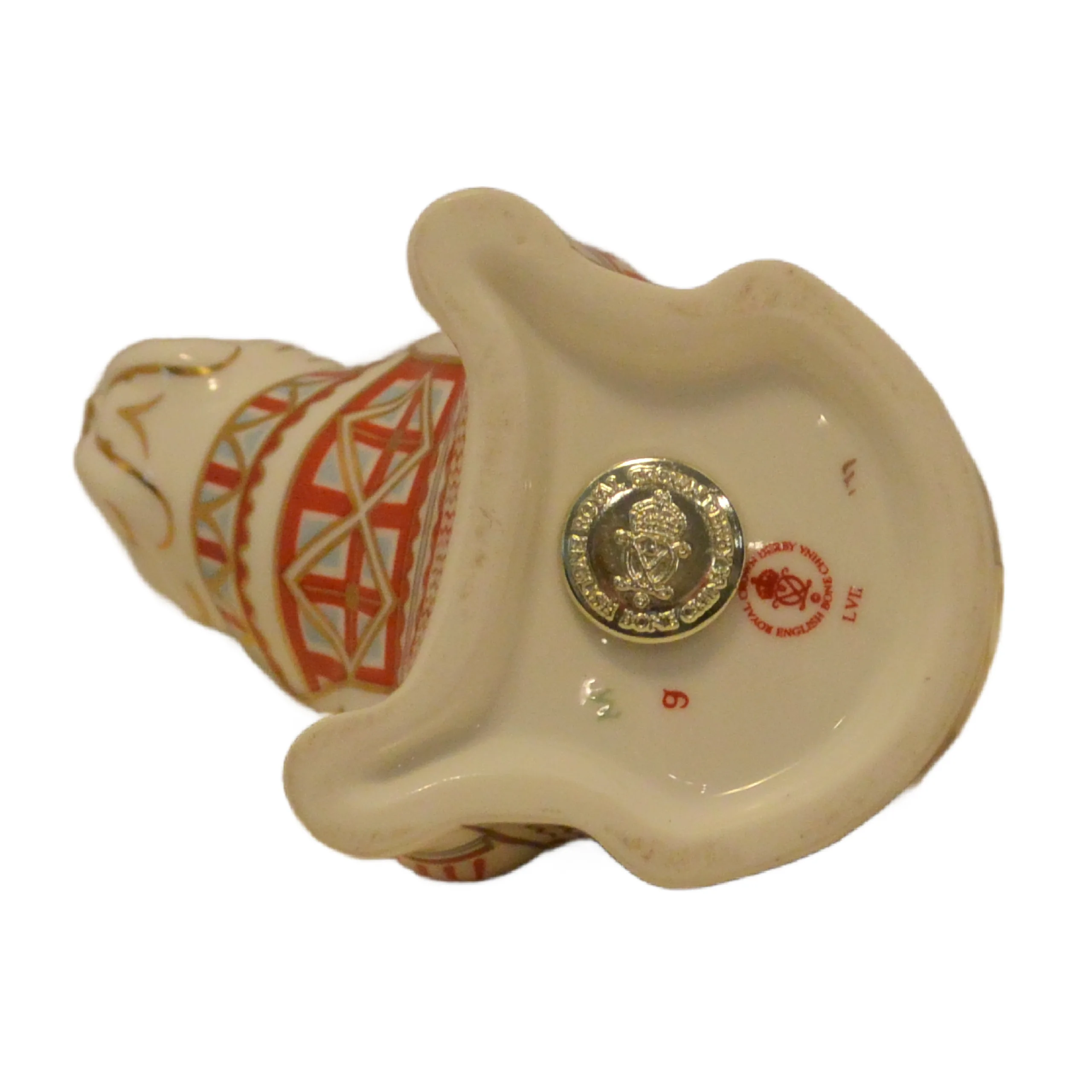 1993 Royal Crown Derby Bulldog Paperweight - Old Imari - Silver Stopper - Image 7