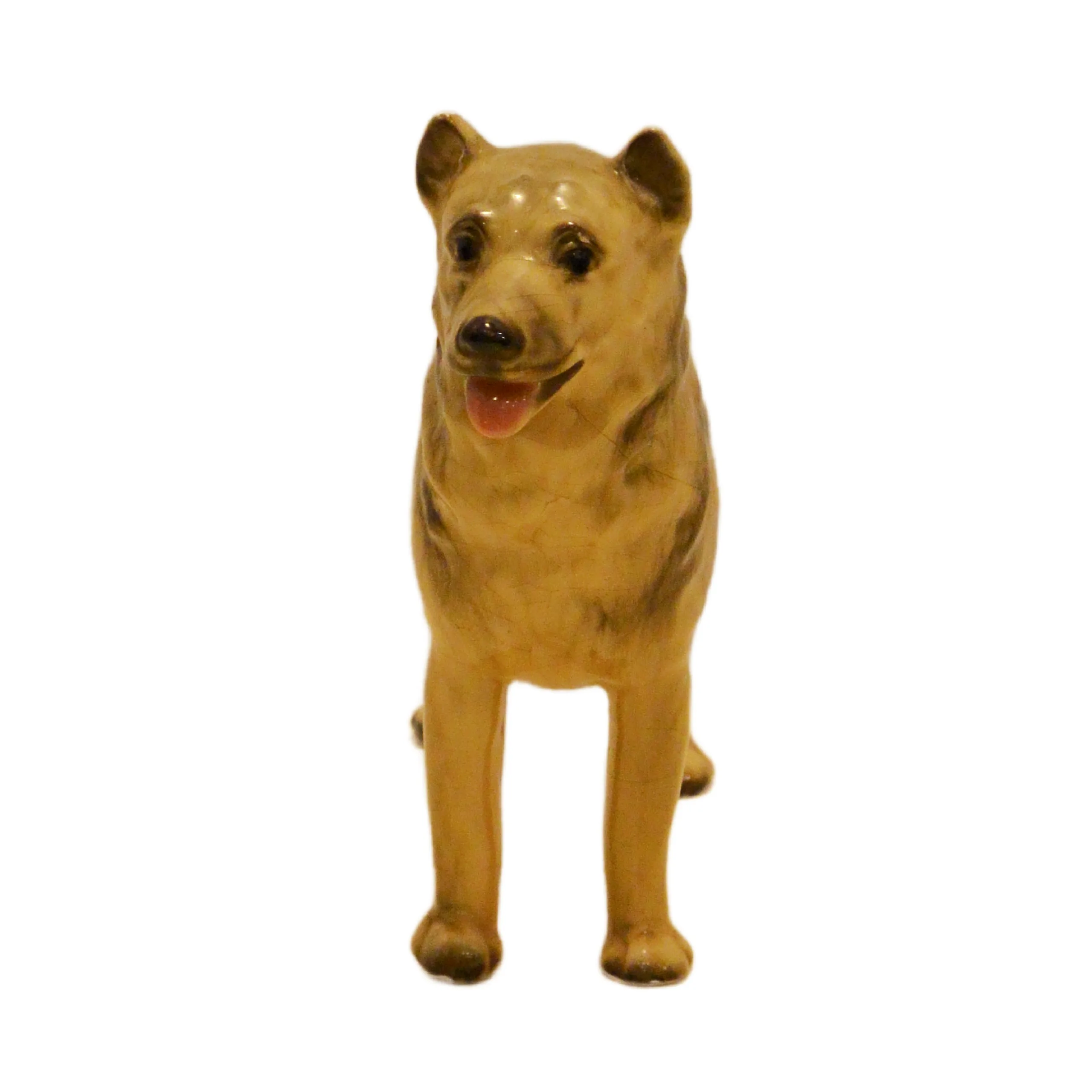 Rare Large-Scale Mortens Studio Norwegian Elkhound Figurine &ndash; 5.5" Mid-Century Animalier - Image 5