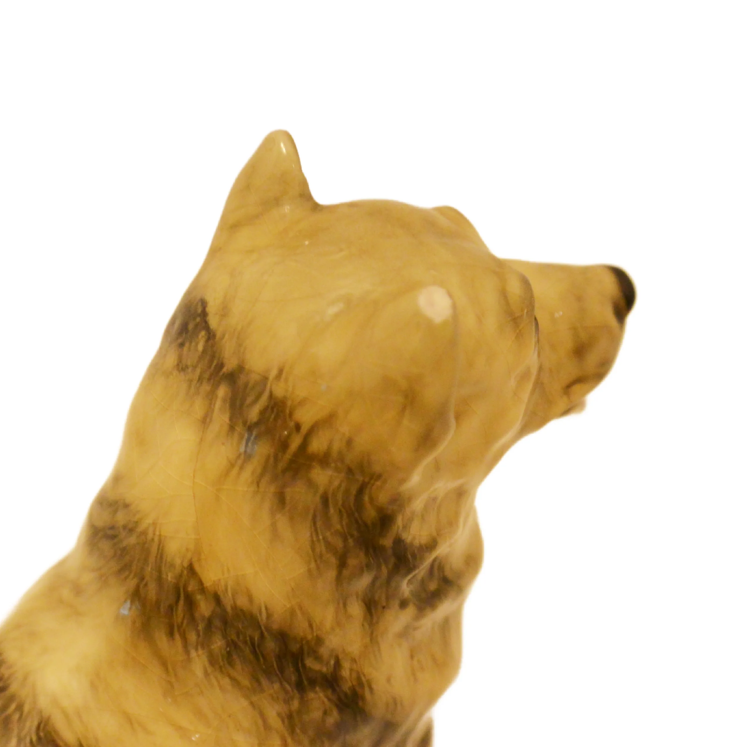 Rare Large-Scale Mortens Studio Norwegian Elkhound Figurine &ndash; 5.5" Mid-Century Animalier - Image 7