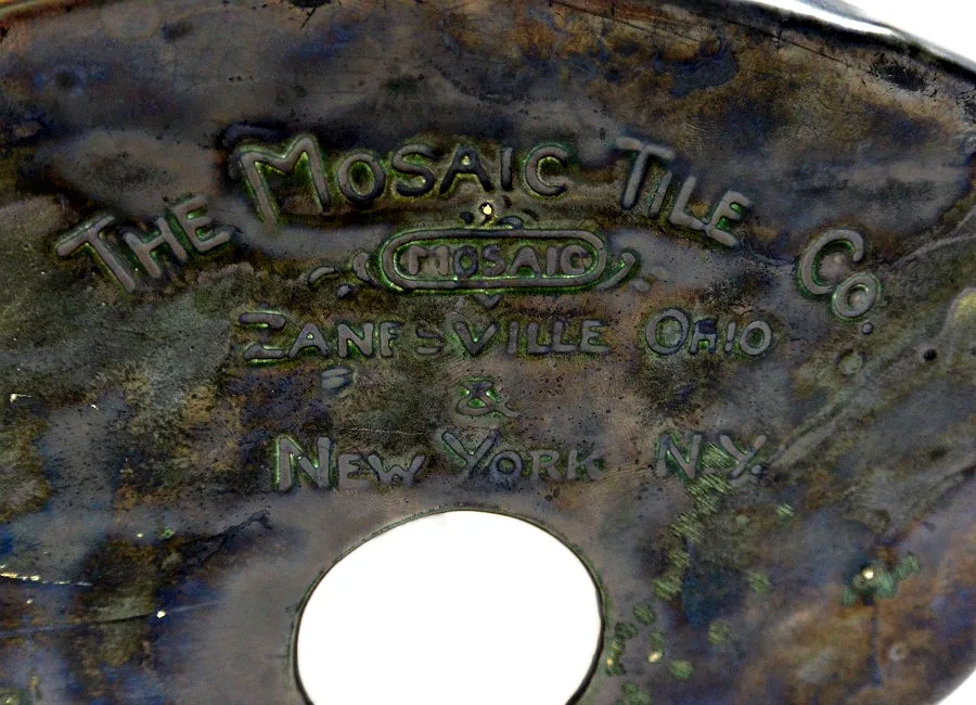 Vintage Mosaic Tile Co. Wire Fox Terrier Ceramic Valet Tray - Zanesville, Ohio - Image 7