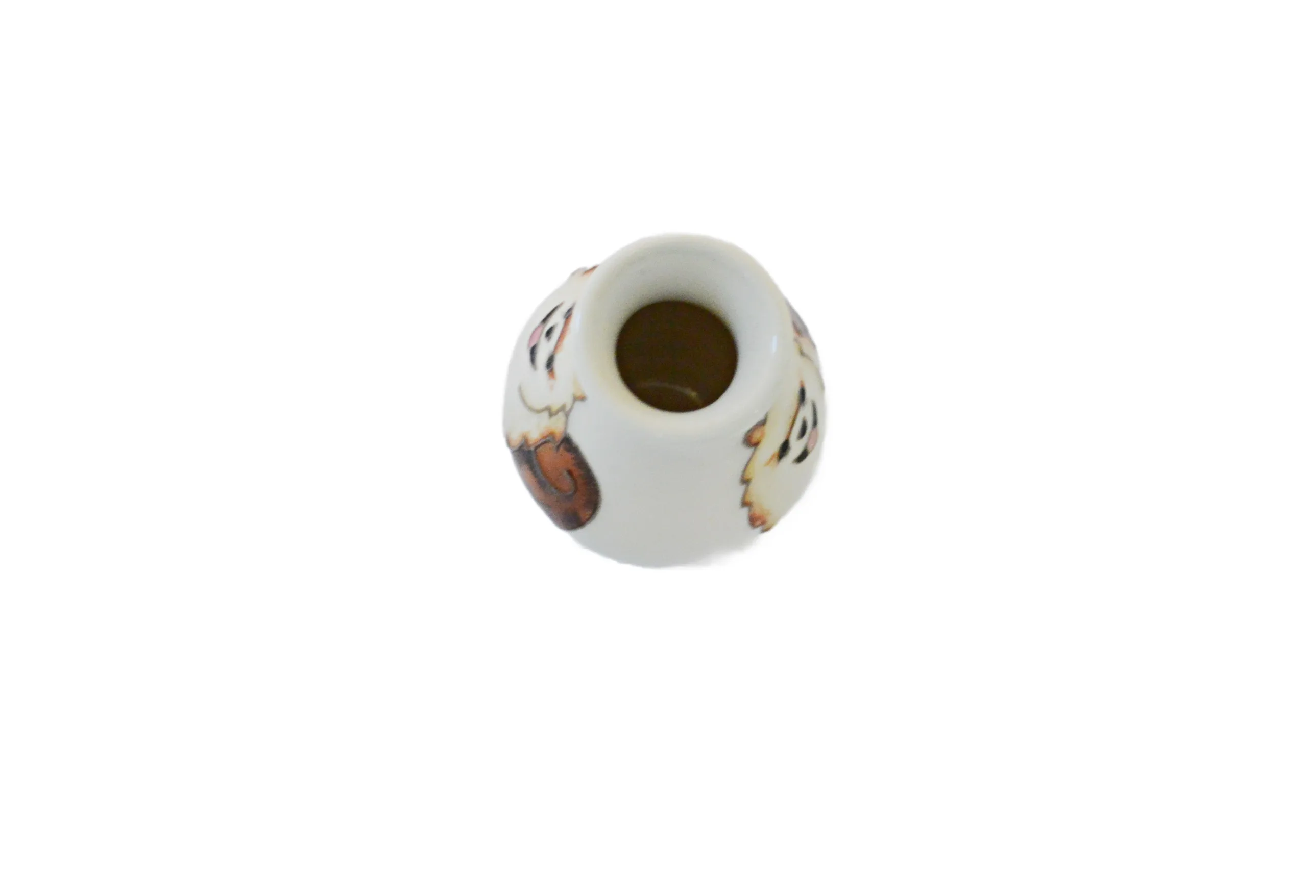Moorcroft Pottery Miniature Pomeranian Vase – 2019 Tubelined Ceramic Pomeranian Art – Luxury Dog Collectible - Image 5