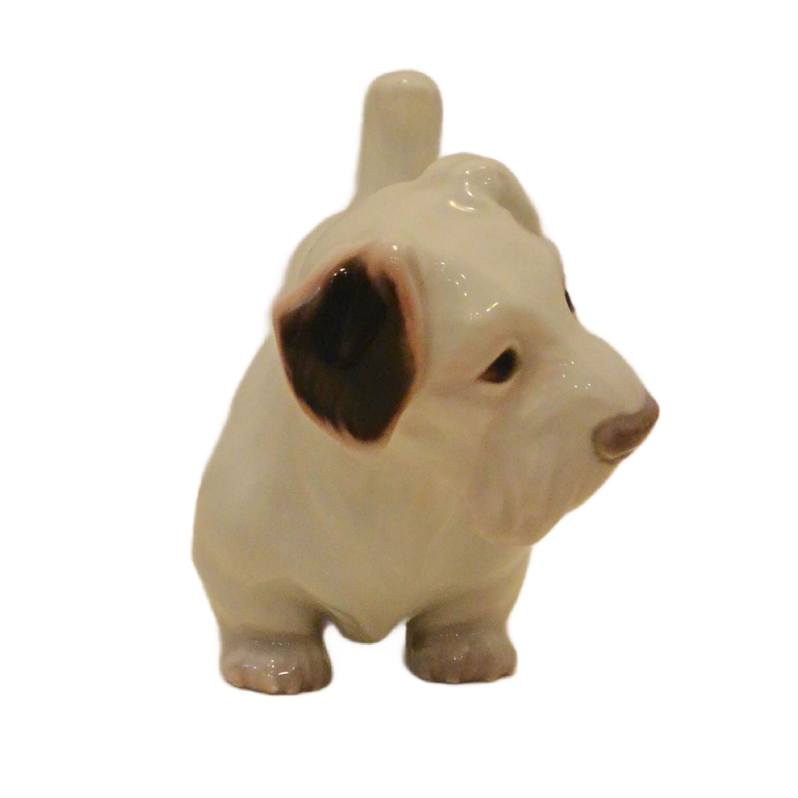 Rare Vintage Bing & Gr&oslash;ndahl Porcelain Sealyham Terrier Figurine &ndash; Made in Denmark - Image 5