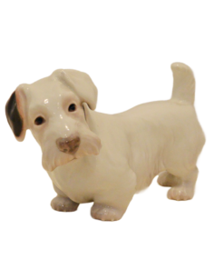 Rare Vintage Bing & Grøndahl Porcelain Sealyham Terrier Figurine – Made in Denmark