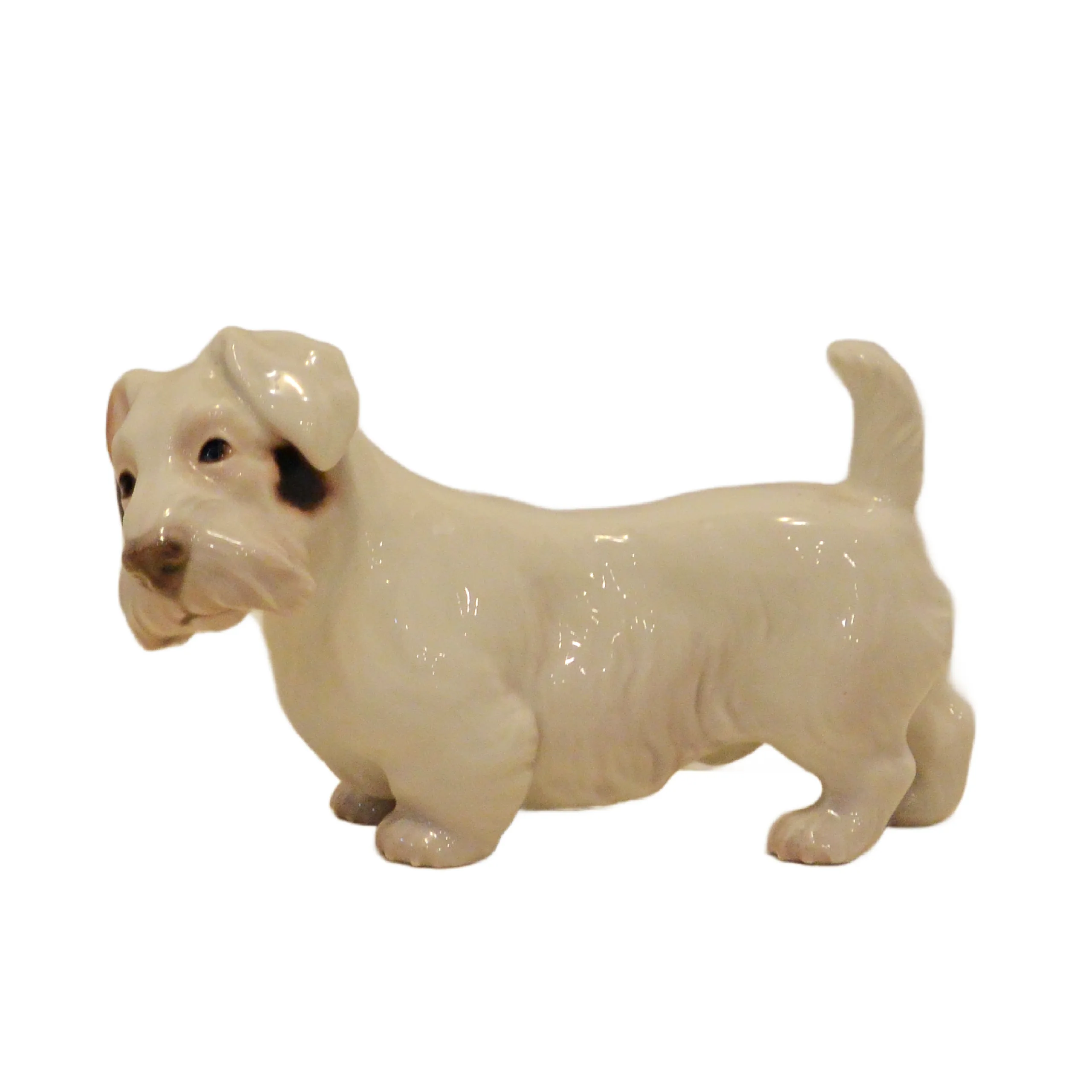 Rare Vintage Bing & Gr&oslash;ndahl Porcelain Sealyham Terrier Figurine &ndash; Made in Denmark - Image 4