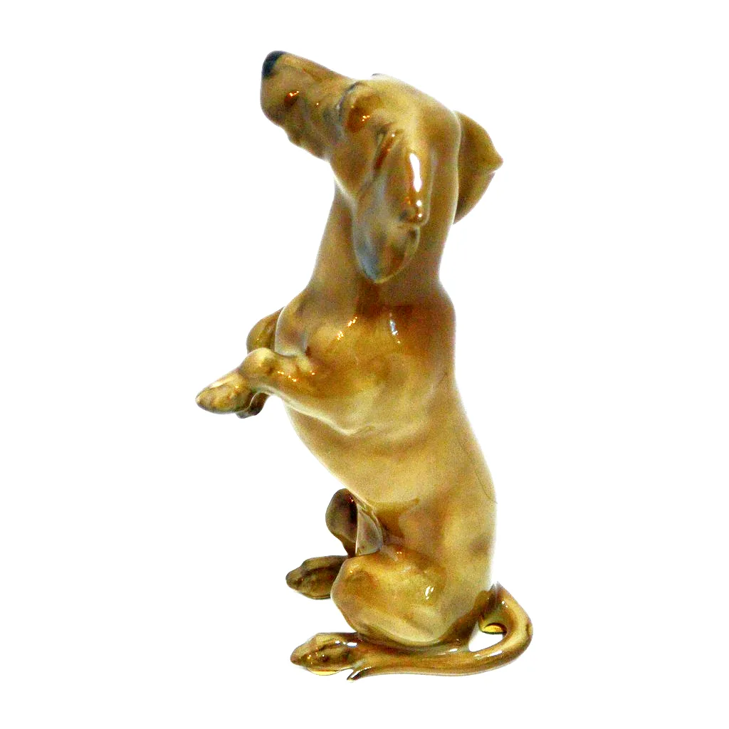 Vintage Hutschenreuther Germany Porcelain Begging Dachshund Figurine - Image 7