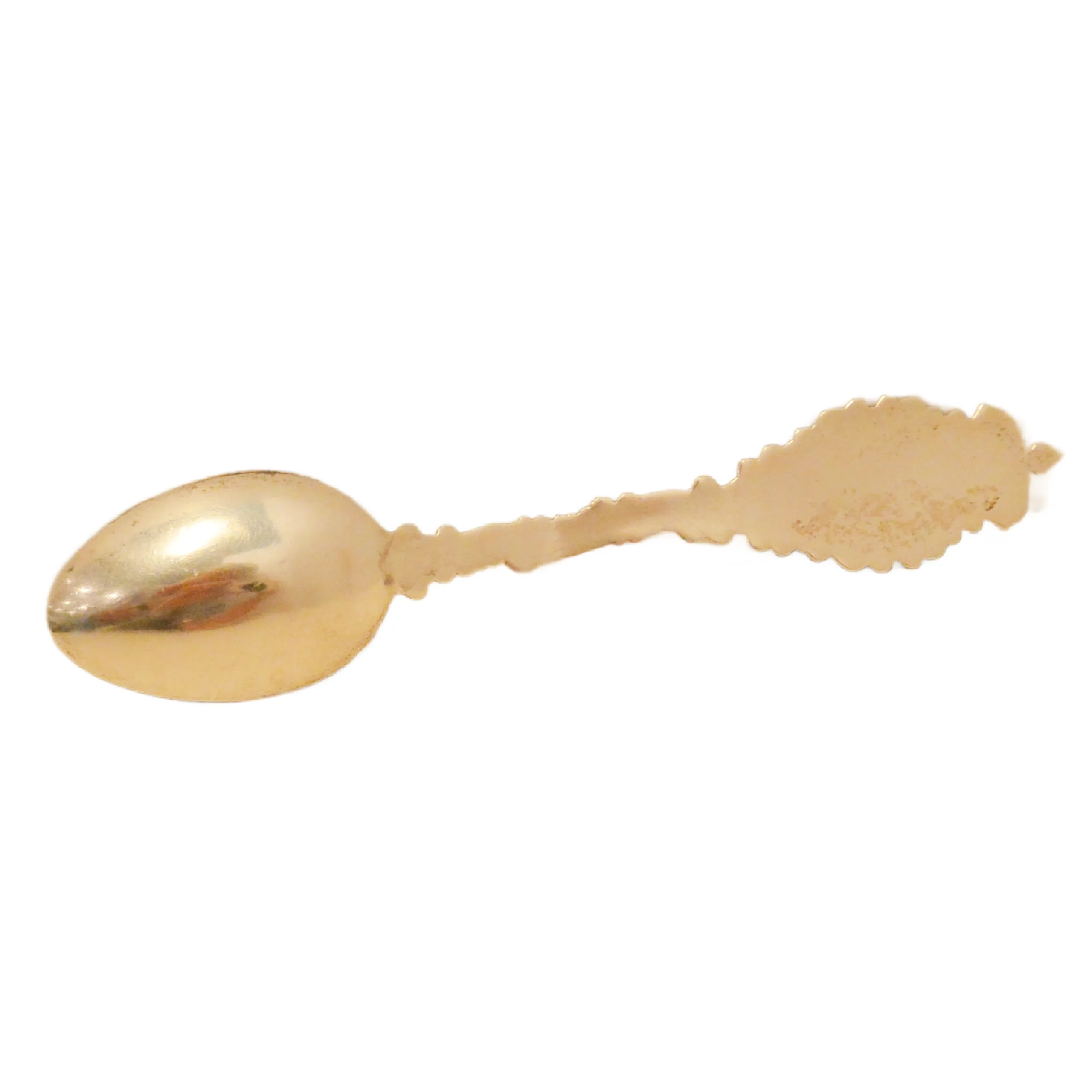 Rare Antique Le Chien d'Or Quebec Sterling Silver Souvenir Spoon, Fleur-de-Lis Animalier Collectible Flatware - Image 5