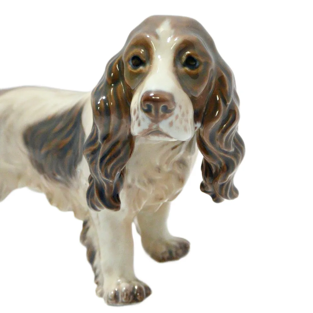 Vintage Dahl Jensen Denmark Porcelain Cocker Spaniel Figurine #1145 &ndash; Circa 1928&ndash;1957 - Image 3