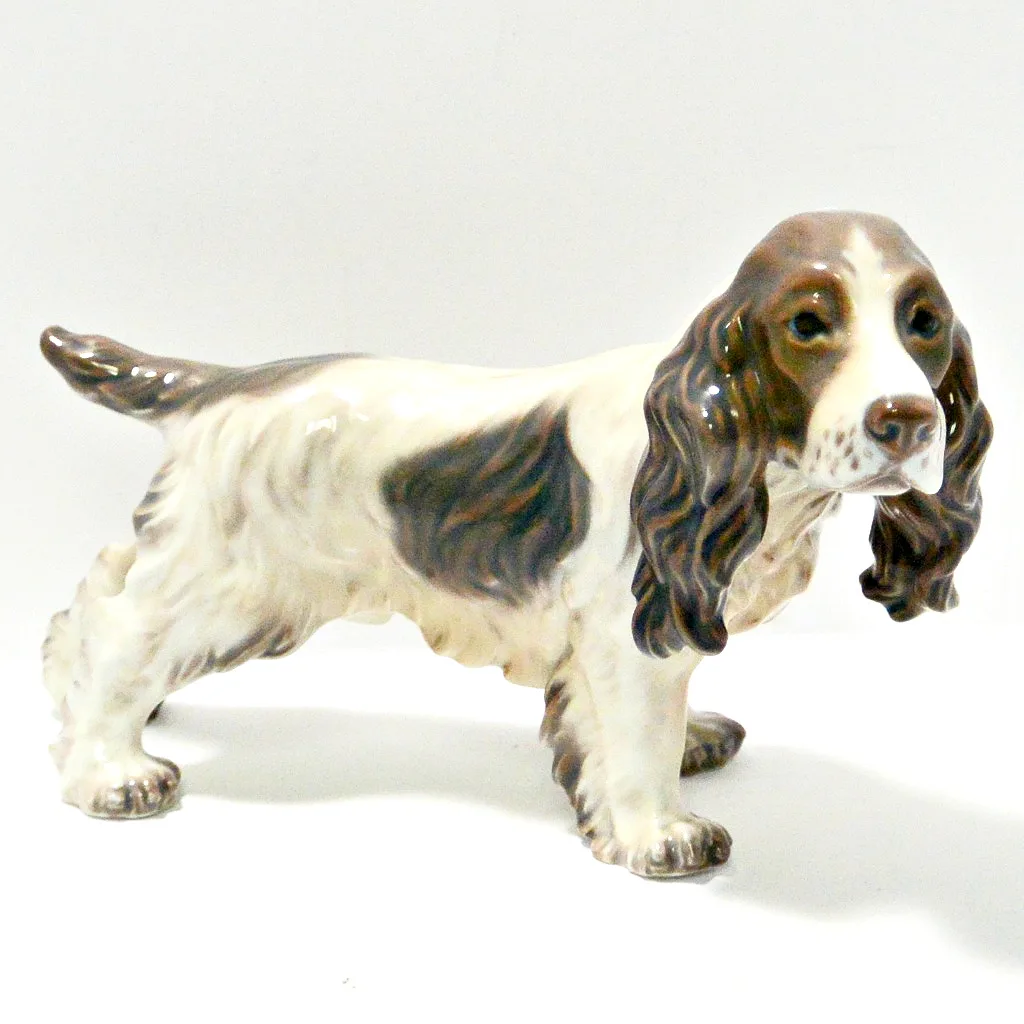 Vintage Dahl Jensen Denmark Porcelain Cocker Spaniel Figurine #1145 &ndash; Circa 1928&ndash;1957 - Image 4