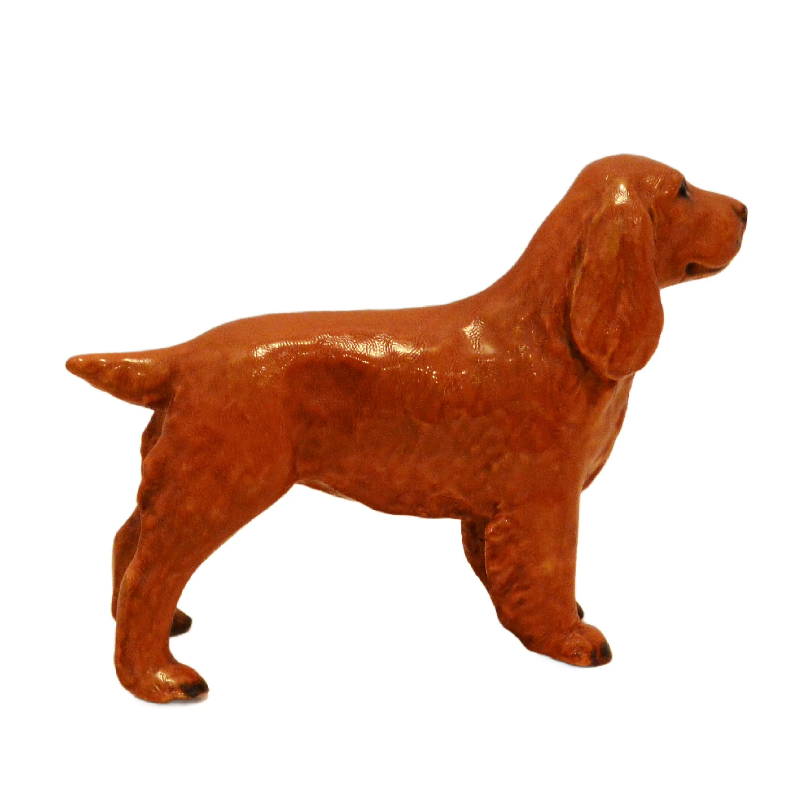 Rare Vintage Mortens Studio Cocker Spaniel Figurine &ndash; Excellent 1940s Large Scale 7" Long - Image 3