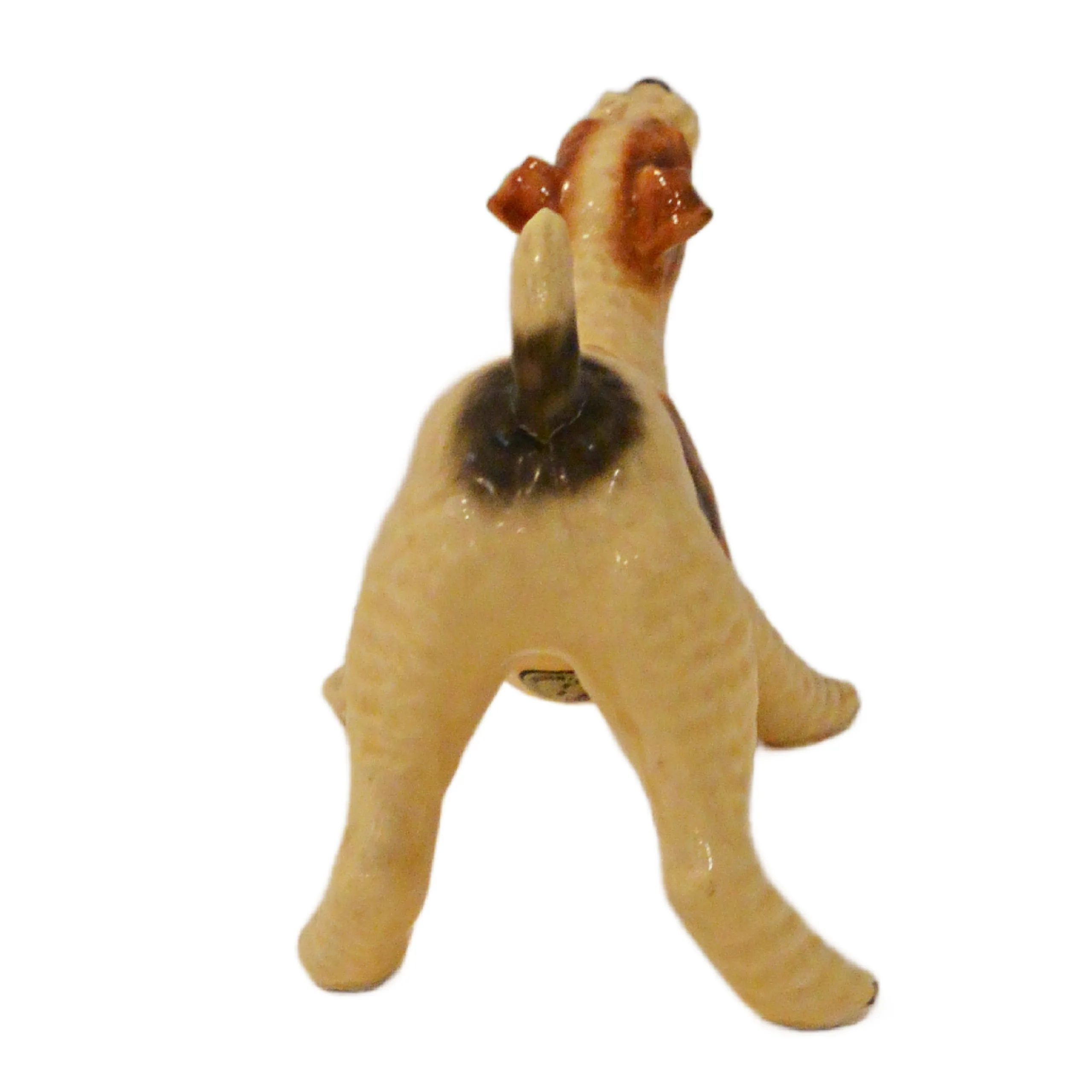 Rare Vintage Mortens Studio Pouncing Wire-Haired Fox Terrier Figurine – Flawless 1940s Play Bow Pose - Image 7