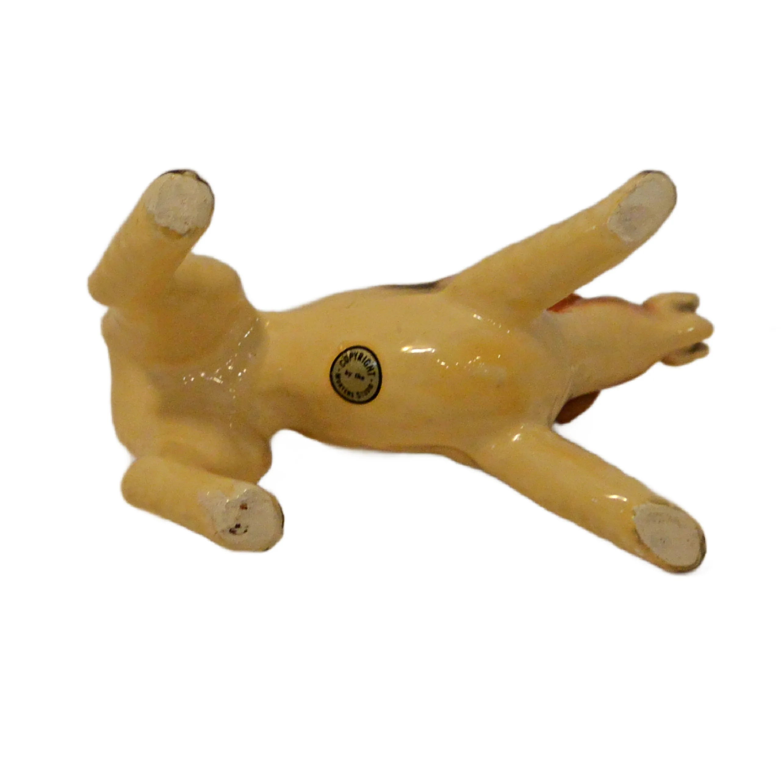 Rare Vintage Mortens Studio Pouncing Wire-Haired Fox Terrier Figurine – Flawless 1940s Play Bow Pose - Image 9
