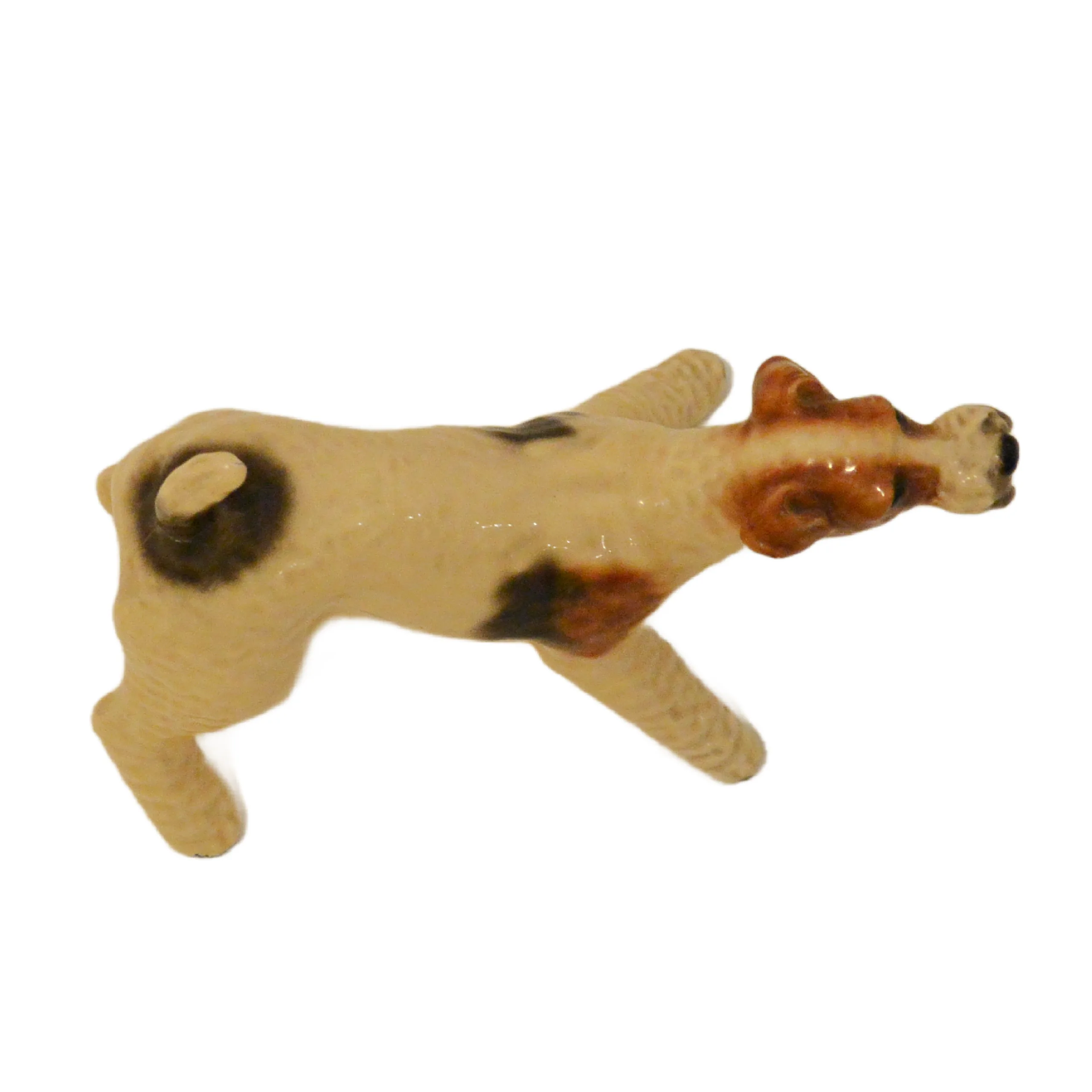 Rare Vintage Mortens Studio Pouncing Wire-Haired Fox Terrier Figurine – Flawless 1940s Play Bow Pose - Image 8