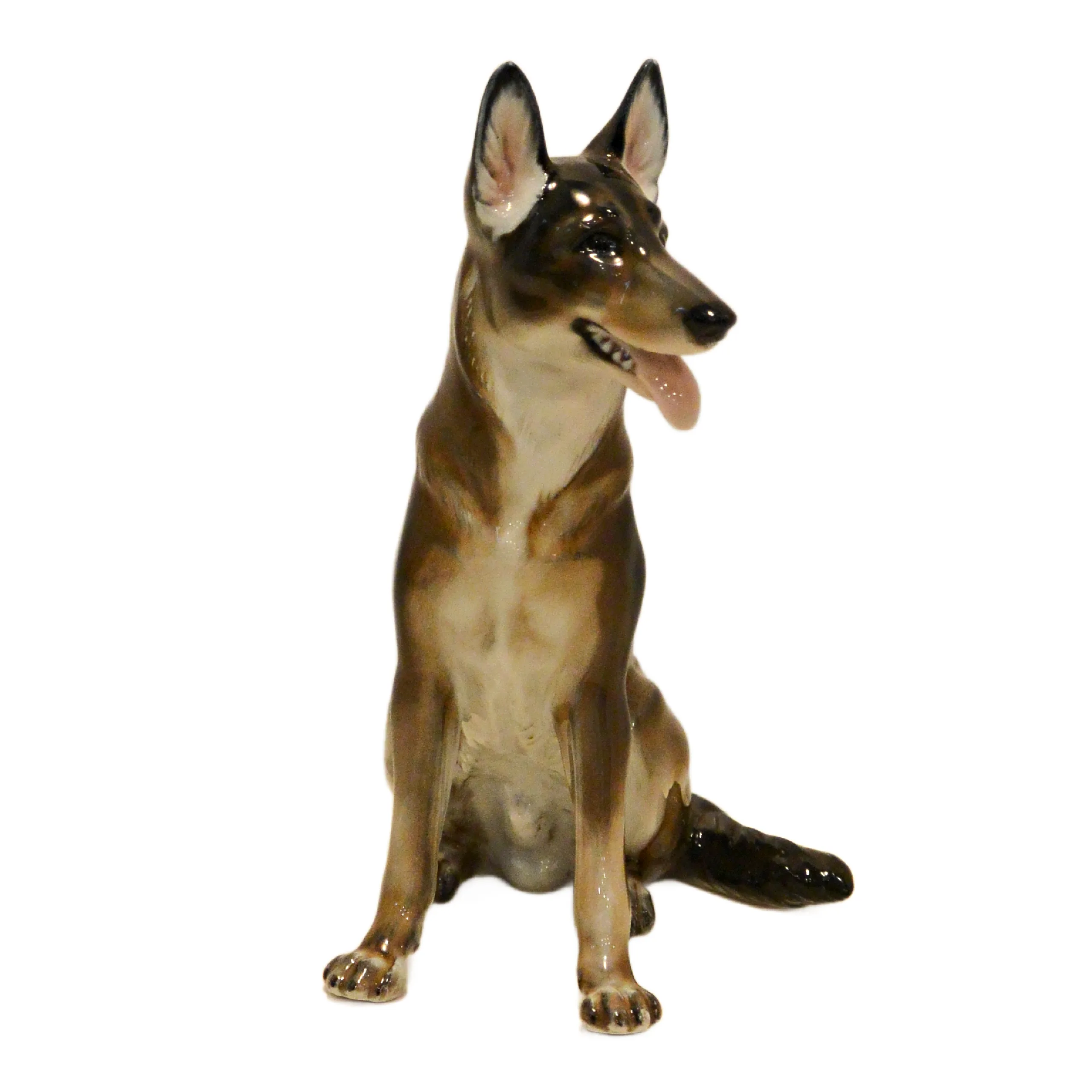 Vintage Rosenthal Germany Porcelain German Shepherd Figurine #980 by M.H. Fritz &ndash; Circa 1950s - Image 5