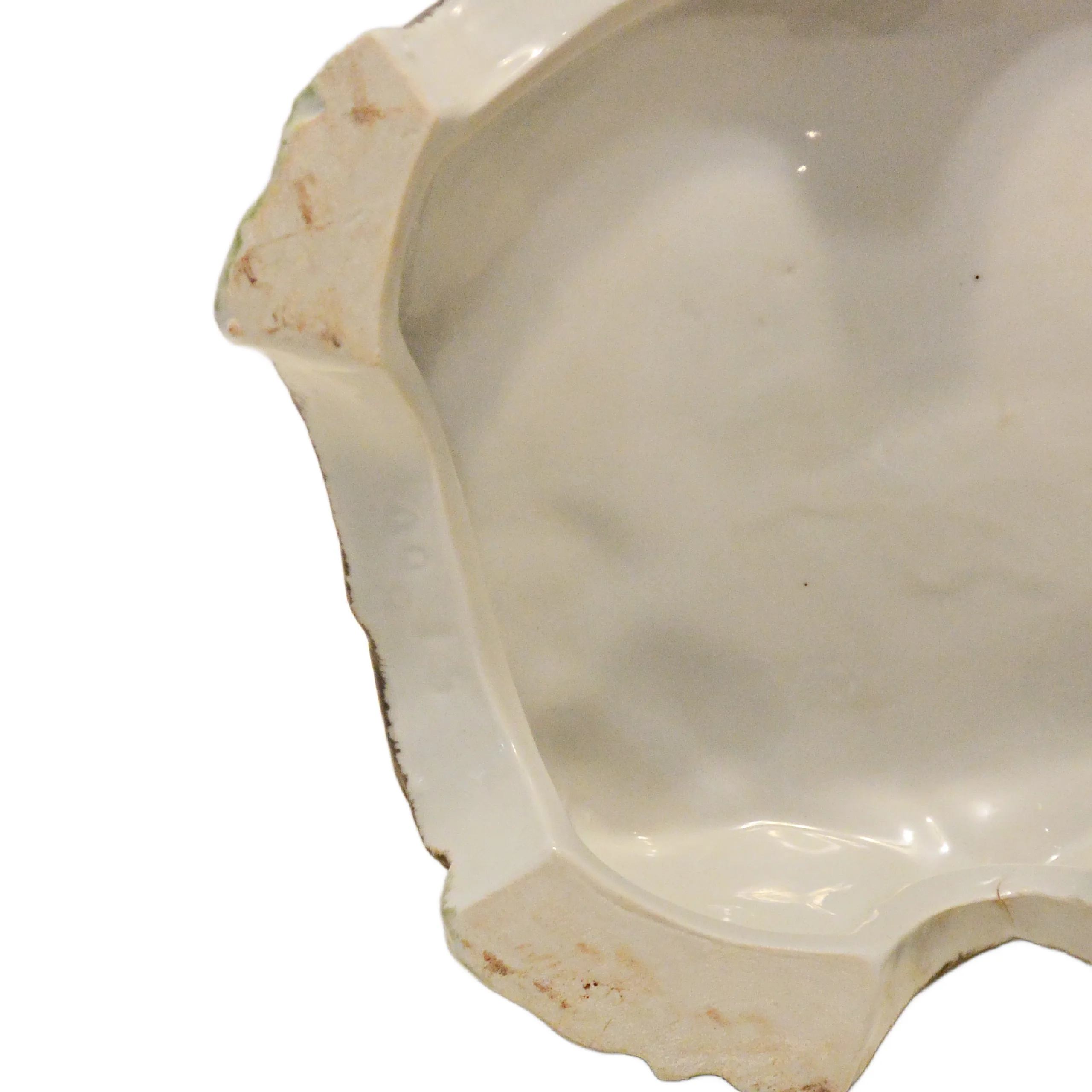 Rare Antique Conta & Boehme Porcelain Dog & Puppies Figural Inkwell &ndash; Circa Early 1900s - Image 12