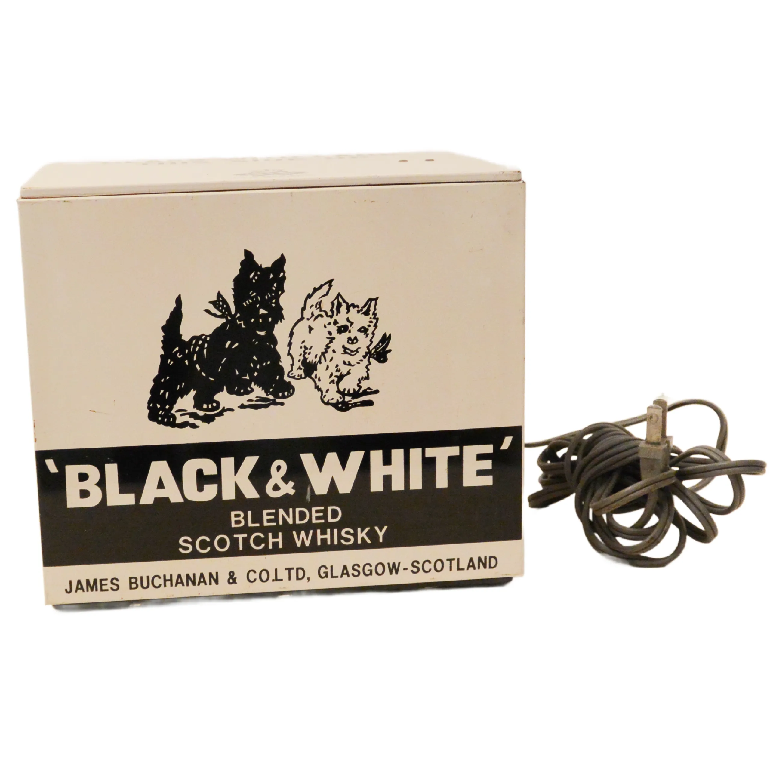 Vintage Animated Black & White Scotch Whisky Motorized Barking Dogs Bar Display &ndash; Circa 1960s&ndash;1970s - Image 4