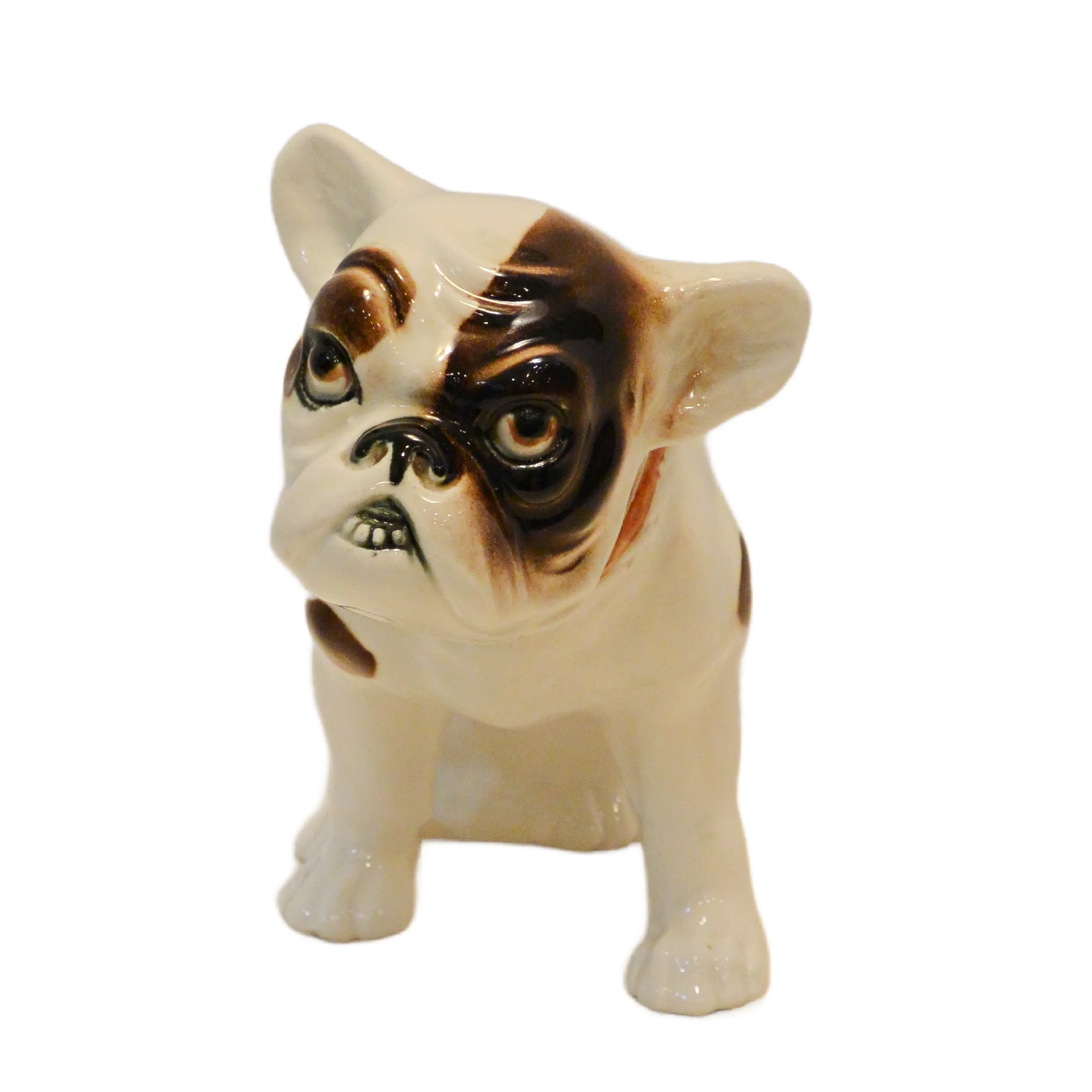 Vintage Czech Porcelain Bulldog Figurine &ndash; Pre-WWII Circa 1920s&ndash;1930s - Image 4