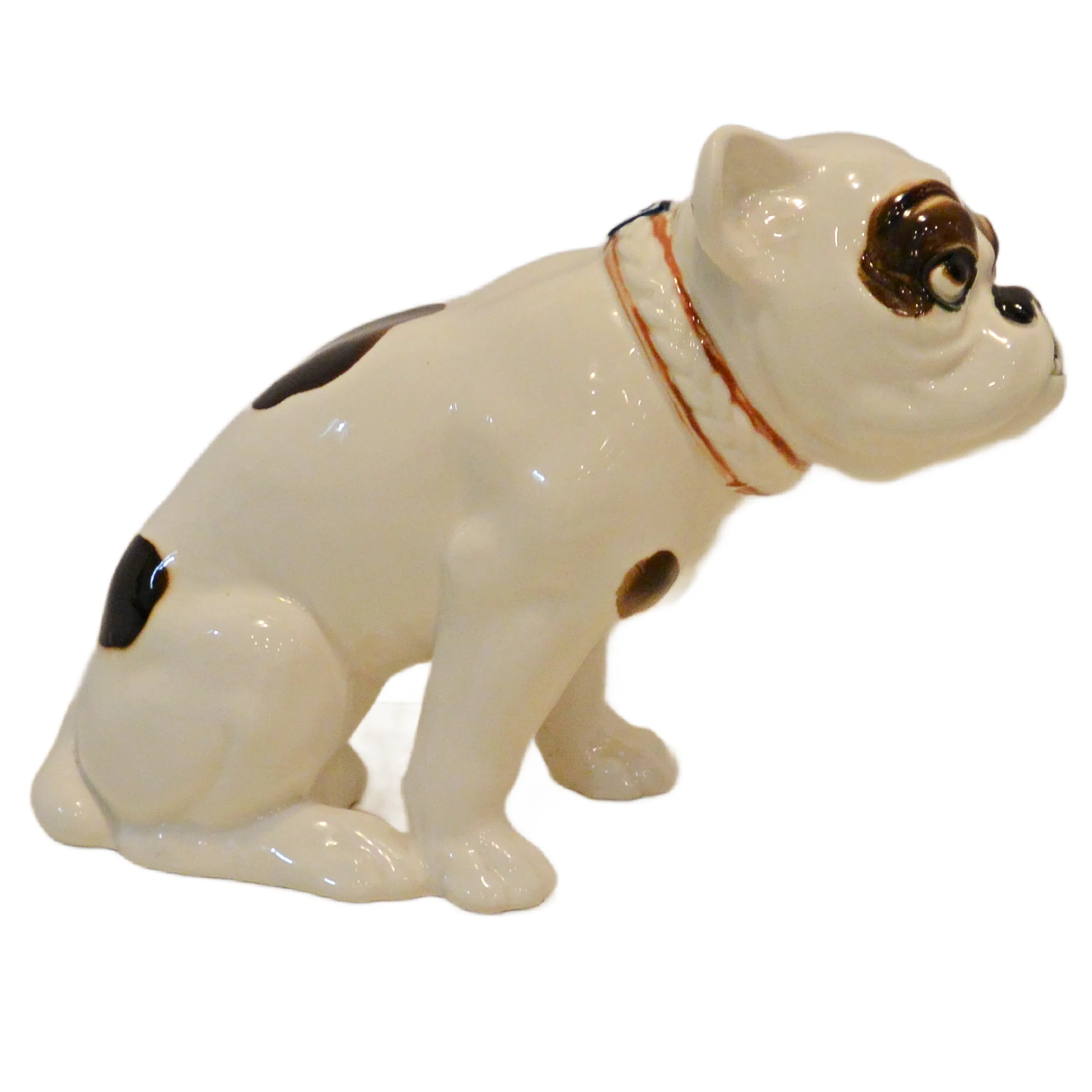 Vintage Czech Porcelain Bulldog Figurine &ndash; Pre-WWII Circa 1920s&ndash;1930s - Image 3