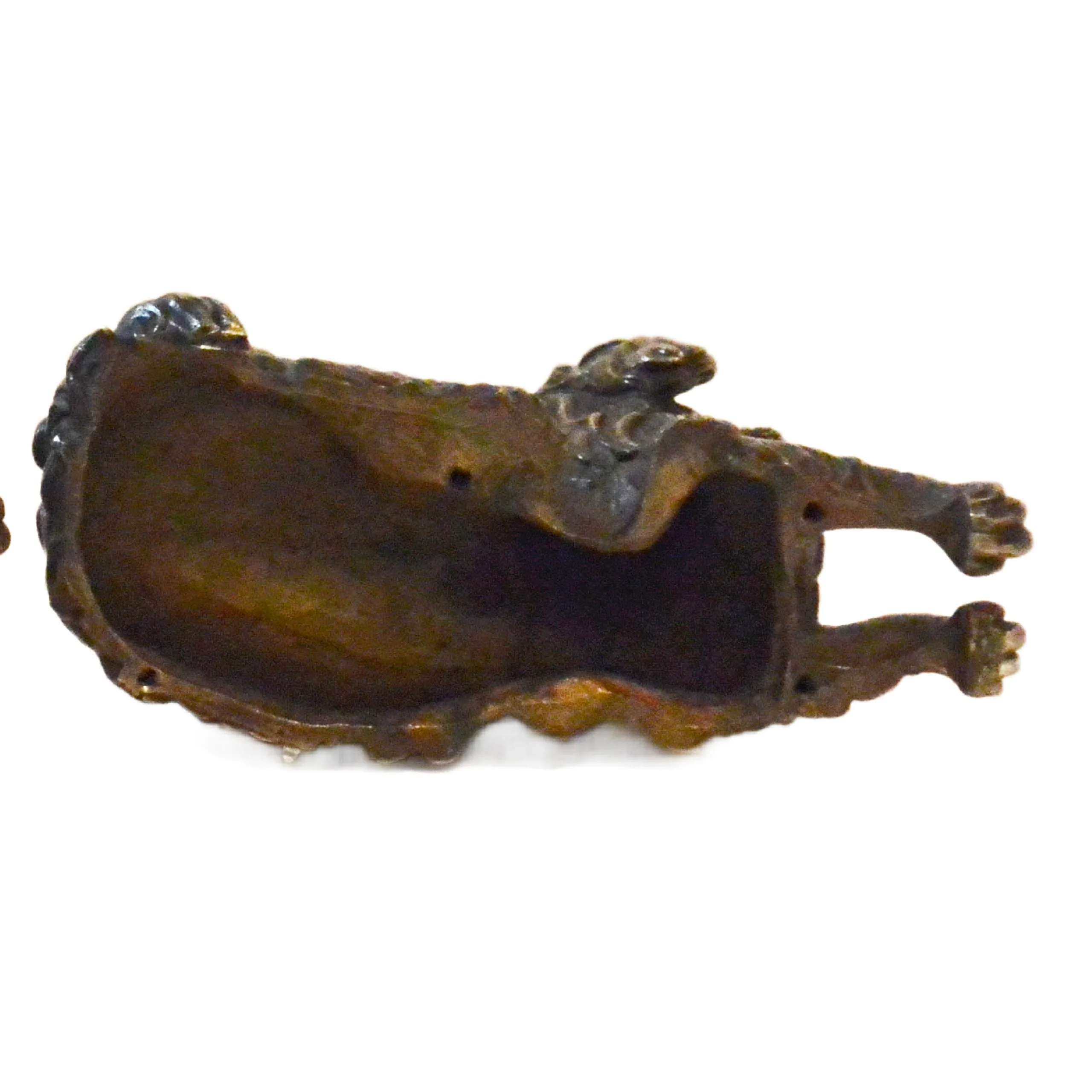 Antique Bronze Finish Cavalier King Charles Spaniel Shelf Sitter Dogs Pair &ndash; Circa Early 1900s - Image 9