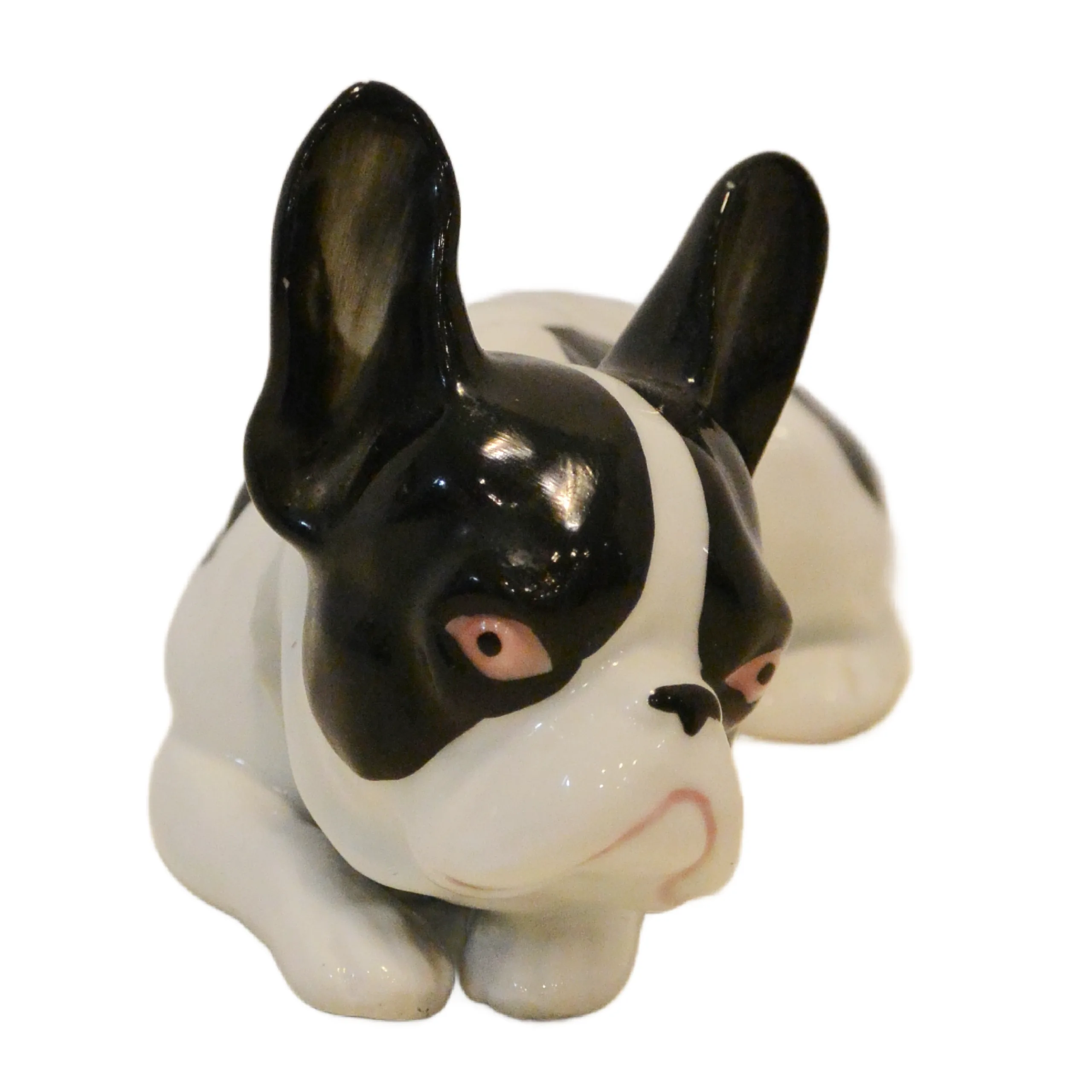 Vintage German Porcelain French Bulldog Figurine by Arnoldi-Bach &ndash; Circa 1920s&ndash;1930s - Image 4