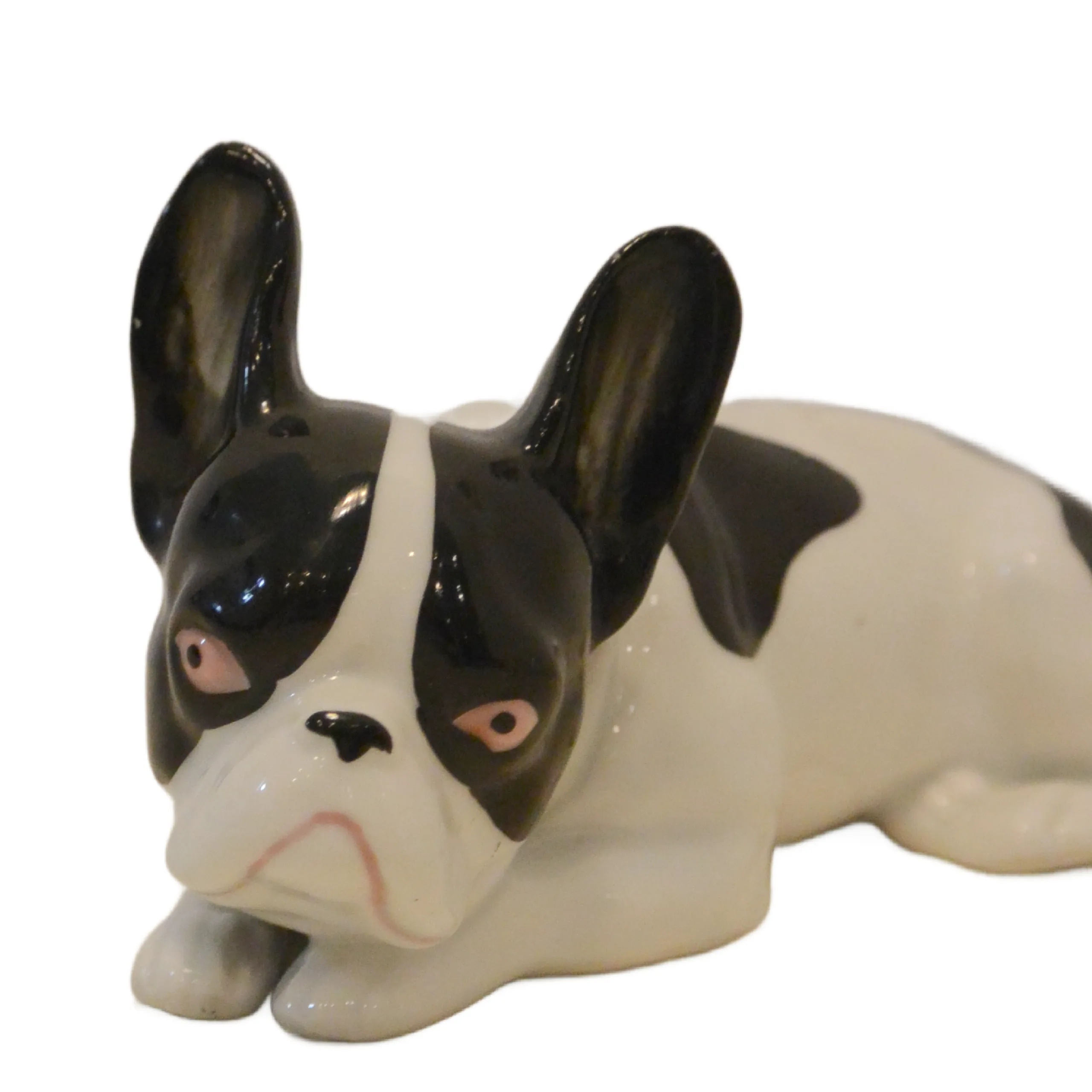 Vintage German Porcelain French Bulldog Figurine by Arnoldi-Bach &ndash; Circa 1920s&ndash;1930s - Image 7