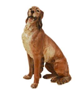 Vintage Rosenthal Germany Porcelain Seated Irish Setter Figurine – Circa 1940s–1950s