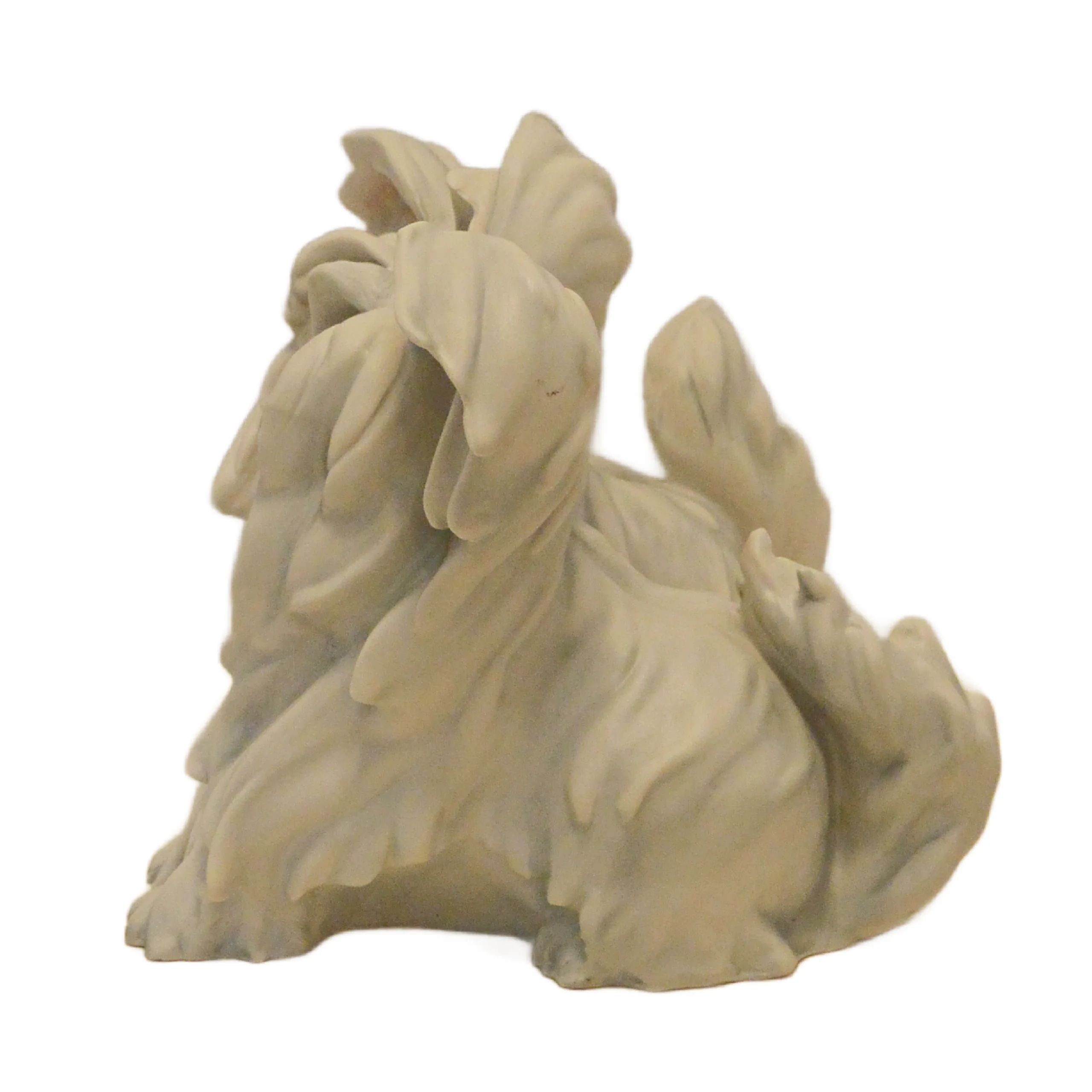 Vintage Cacciapuoti Italy Matte Porcelain Double Maltese Dog Figurine – Circa 1950s - Image 5