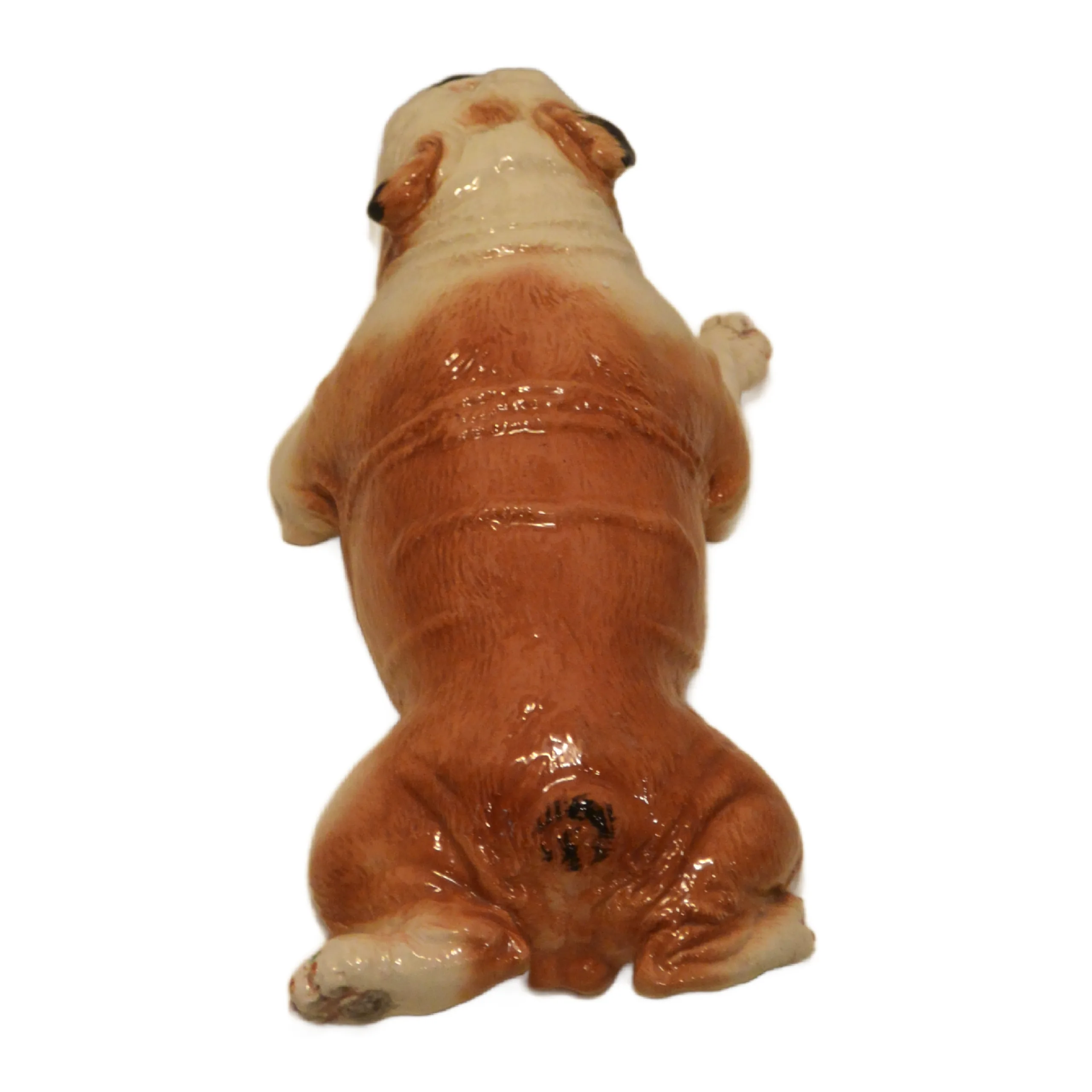 Vintage Handcrafted Townsend's Ceramics Reclining English Bulldog Figurine - Image 6