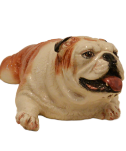 Alternative view of Vintage Handcrafted Townsend's Ceramics Reclining English Bulldog Figurine