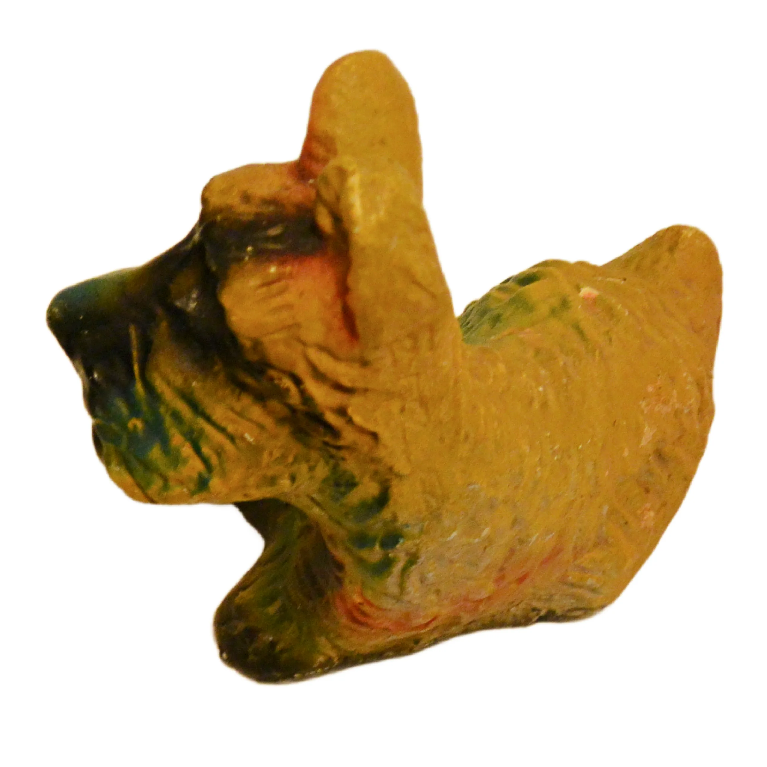 Vintage Carnival Chalkware Scottish Terrier Figurine with Glass Eyes - Image 7