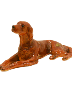 Vintage Mortens Studio Lying Irish Setter Figurine