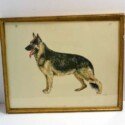 Vintage German Shepard Art-ART-2131