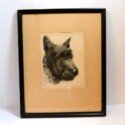 Vintage Scottish Terrier Art-ART-2140