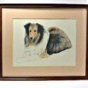 Collie Ceramic Art-ART-2174