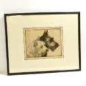 Vintage Scottish Terrier Art-ART-2183