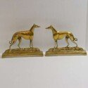 Vintage Greyhound Brass Fireplace-BRS-2151