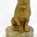 Vintage Mastiff Bronze Statue-BRZ-2124