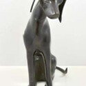 Vintage Hound Bronze Statue-BRZ-2127