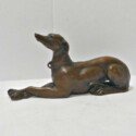 Antique Greyhound Bronze Statue-BRZ-2200B