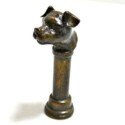 Antique Jack Russell Terrier Bronze Tobacciana-BRZ-2212