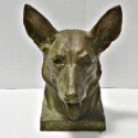 German Shepard Porcelain Unique-BRZ-J1203
