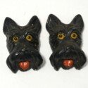 Vintage Scottish Terrier Chalkware Carnivalware-CHLKW-2115