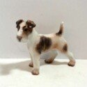 Fox Terrier Porcelain Figurine-CRM-2173