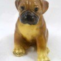 Vintage Boxer Dog Porcelain Figurine-CRM-2199C