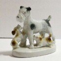 Antique Fox Terrier Porcelain Figurine-CRM-2207B