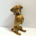 Dachshund Porcelain Figurine-CRM-2244B