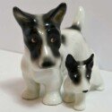 Vintage Dog Porcelain Figurine-CRM-2291
