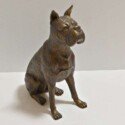 Vintage Boxer Dog Cast Iron Figurine-CSTI-2201