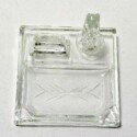 Vintage Scottish Terrier Glass Tobacciana-GLS-2154